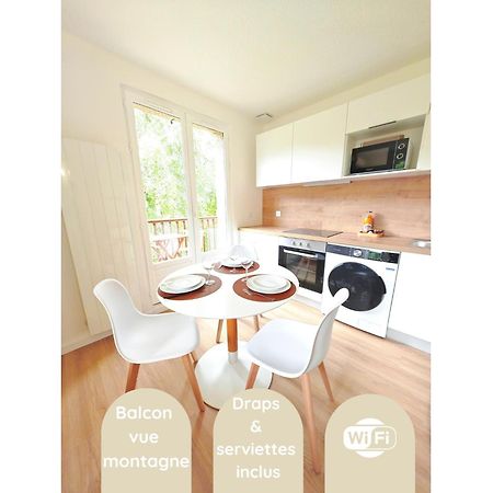 Appartement L'Ecrin Paisible - Balcon Sur Ruisseau, Vue Montagne & Parking à Bielle Extérieur photo